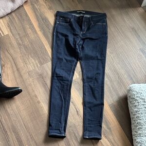 Express Dark Indigo Skinny Jeans